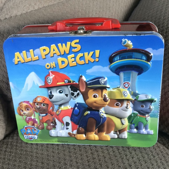 Paw Patrol Other - Paw Patrol All Paws on Deck Tin Lunch  Box Boys